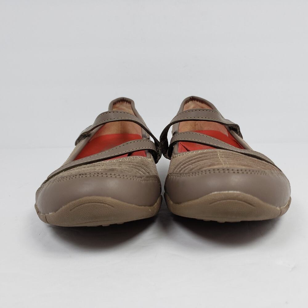 Skechers Womens Size 7 Brown Leather Casual Mary Jane Flats Shoes SN22266 - Picture 6 of 12